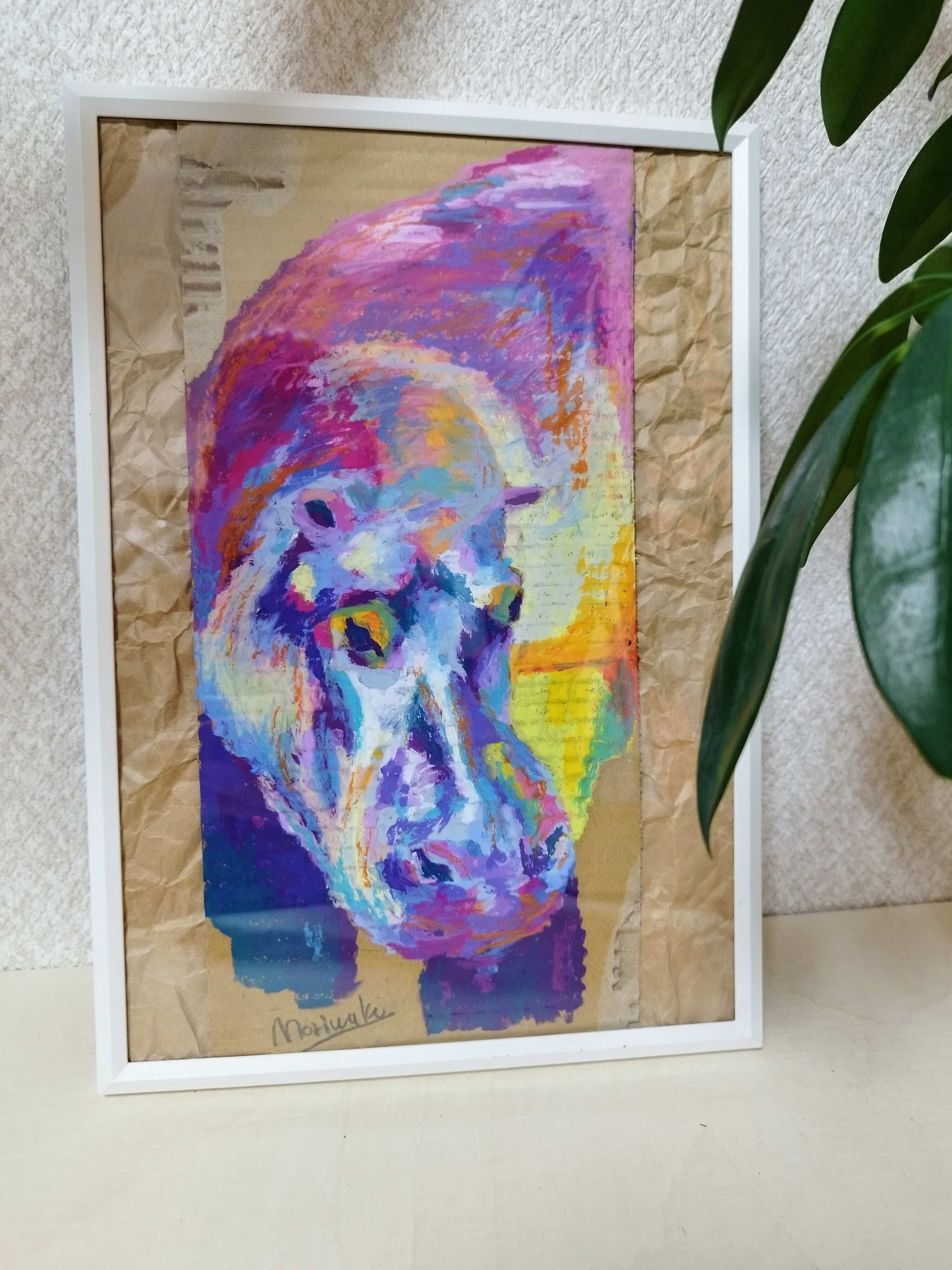 偶然の掛け算でバズったオイルパステル画が教えてくれたこと｜森脇由宇