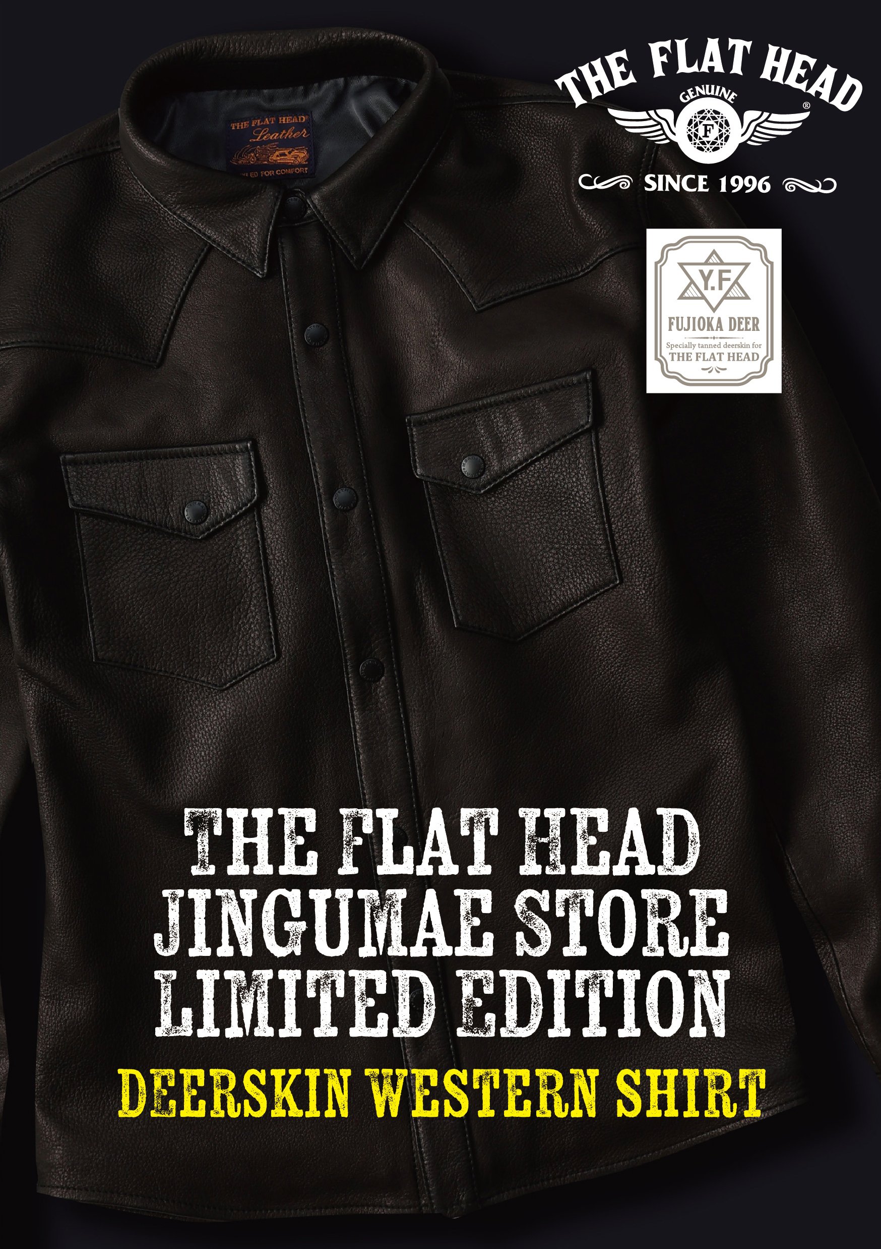 FLAT HEAD 神宮前店】～神宮前店限定ディアスキンシャツ～｜THE FLAT HEAD