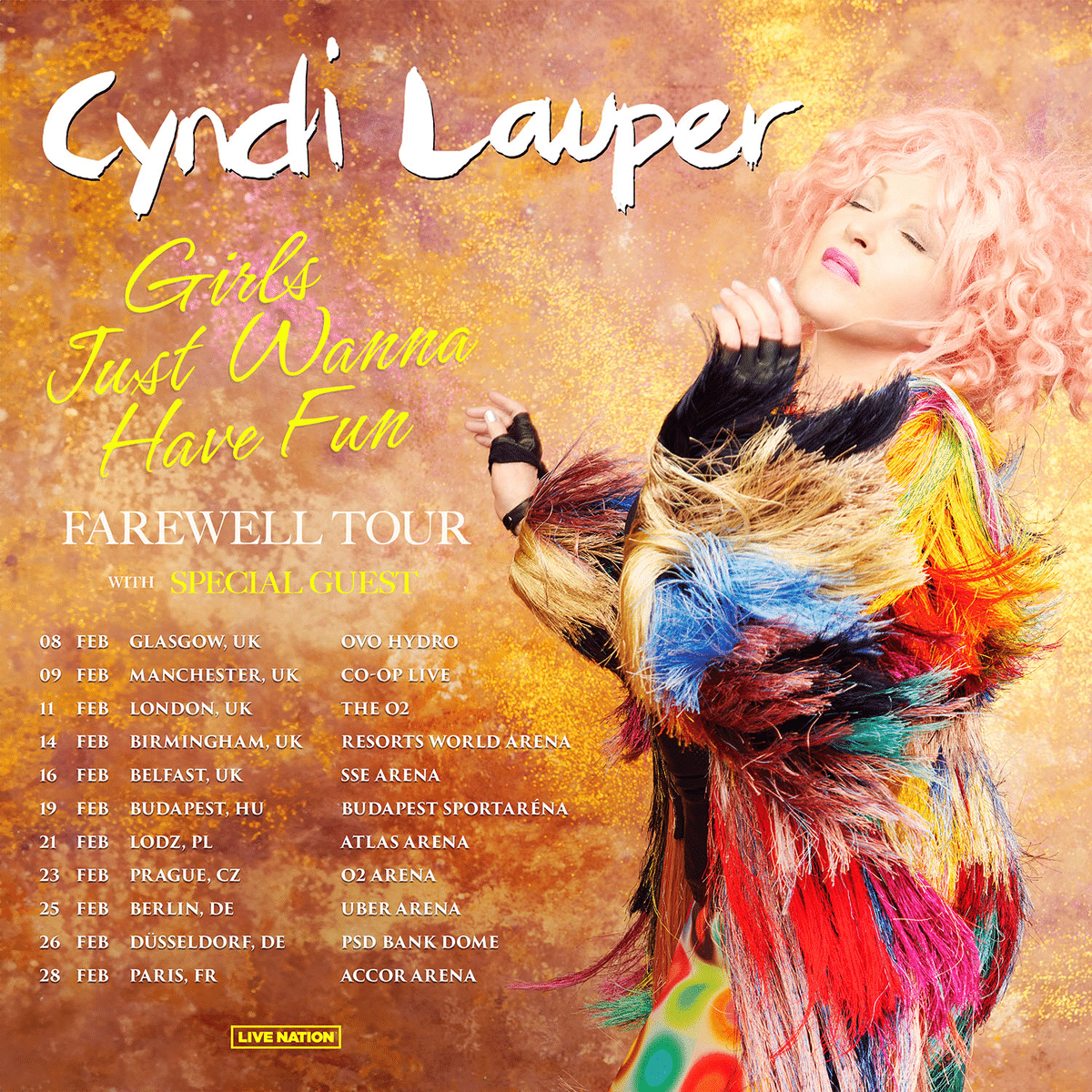 ライブ】Cyndi Lauper Girls Just Wanna Have Fun FAREWELL TOUR