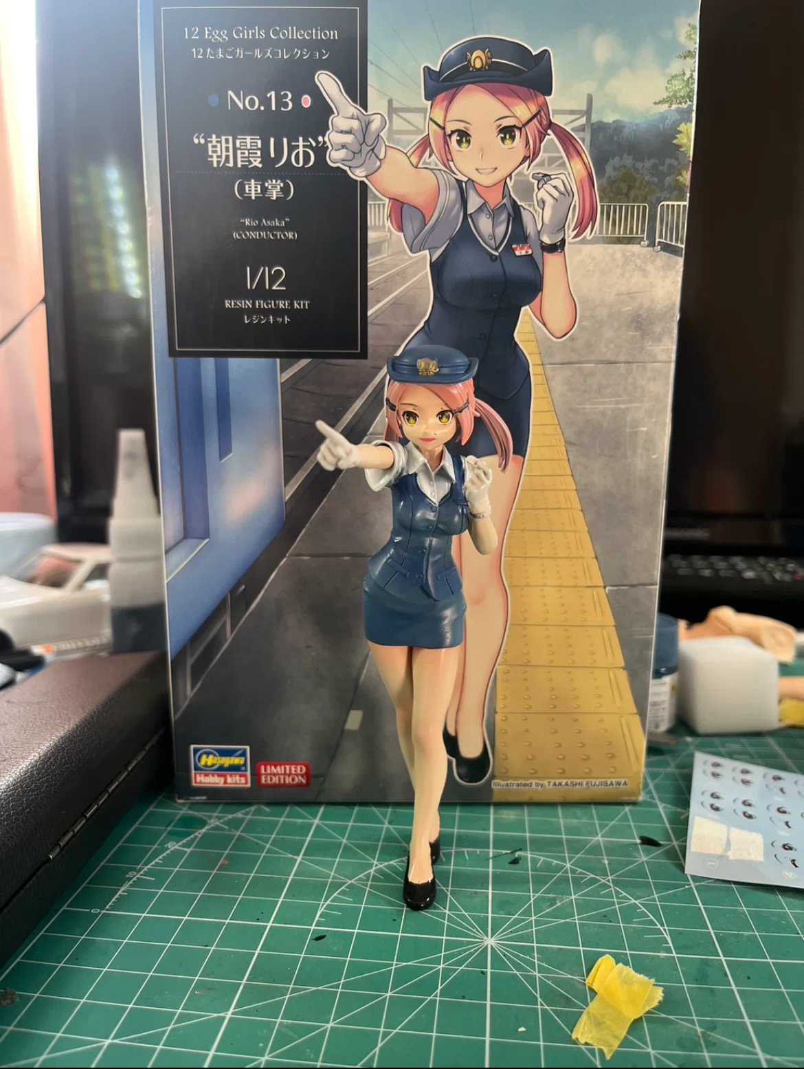 制作記録】はじめてのガレージキット ﾊｾｶﾞﾜ製 たまごｶﾞｰﾙｽﾞｺﾚｸｼｮﾝｼﾘｰｽﾞ