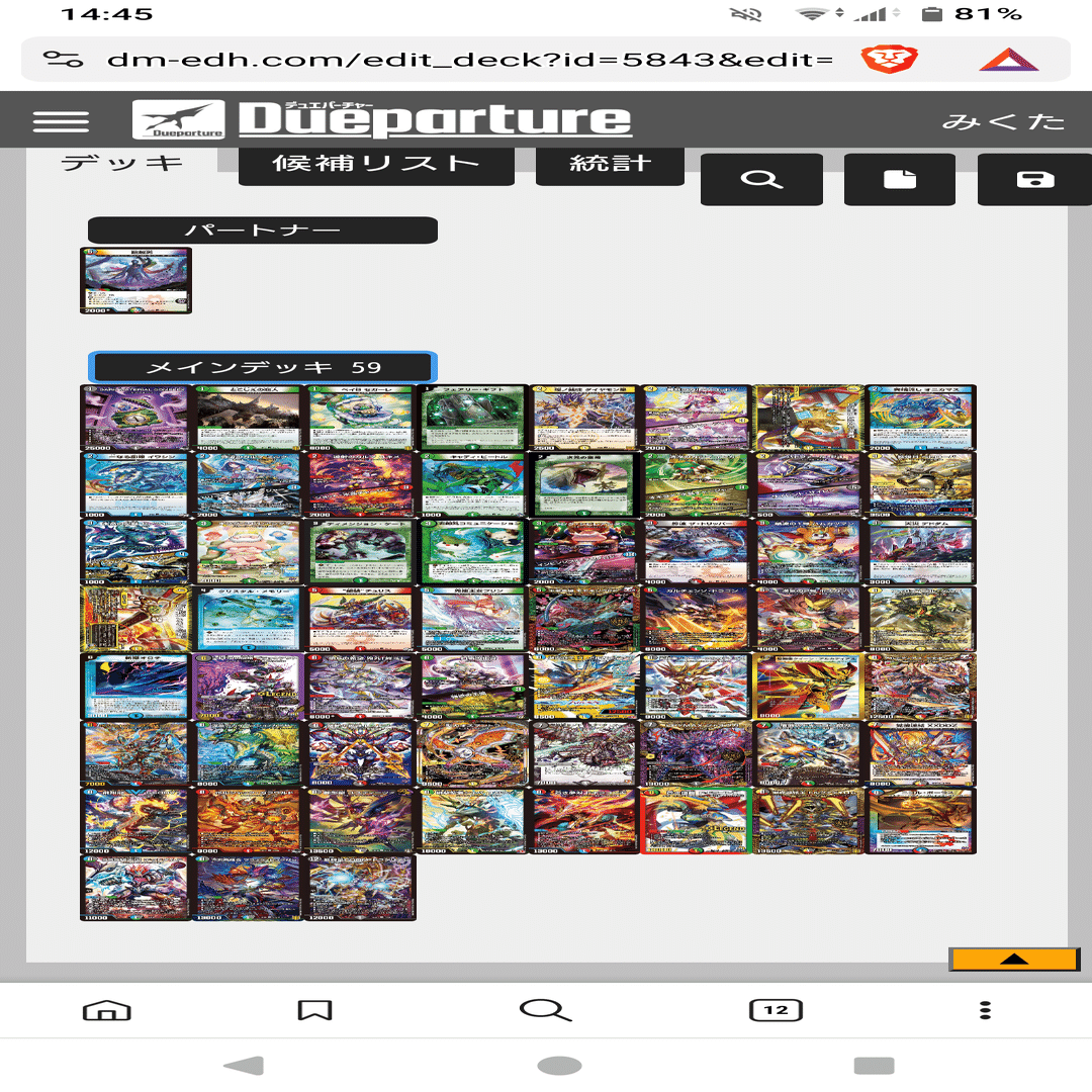 デュエパ】 デュエパーティー レベル3 に真剣に取り組んだ調整方法と