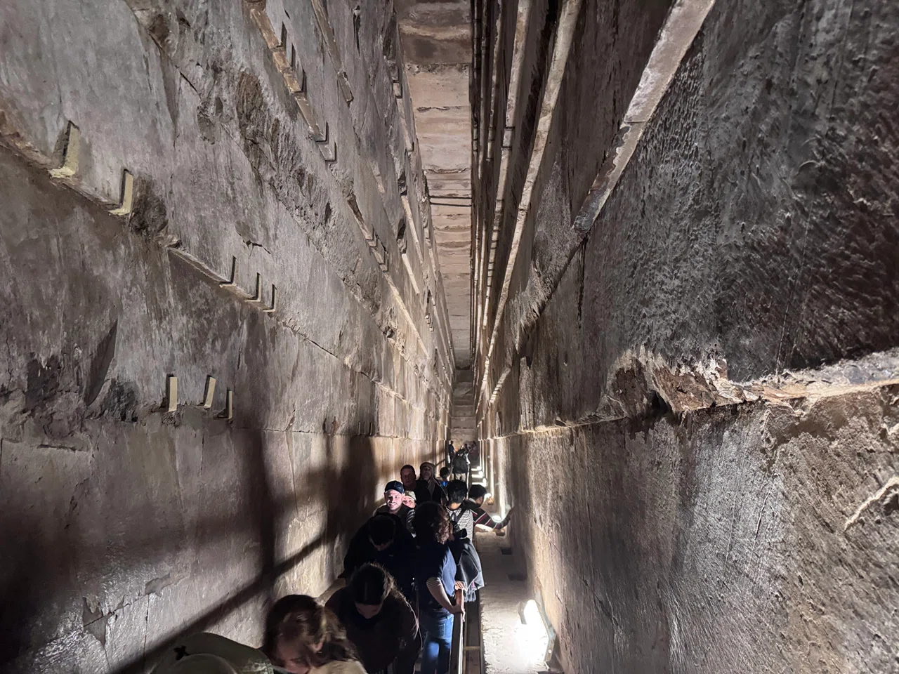 🇪🇬 ギザ#3】狭くて低い上昇通路が40mと大回廊が50mって夏は地獄かも