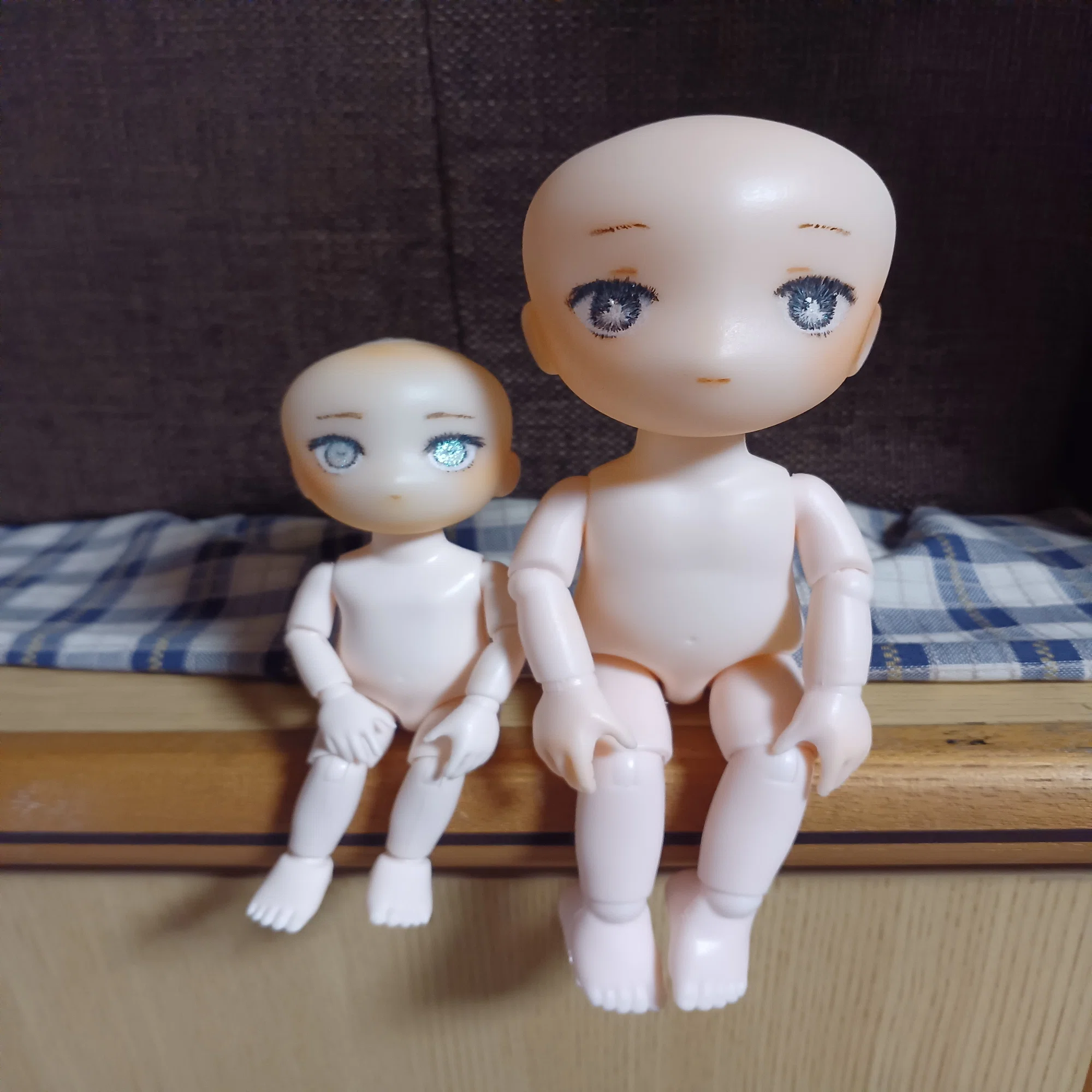 ❊ドールを作った(セリアドール編／①準備と顔)｜かしこ（hutame_2222）