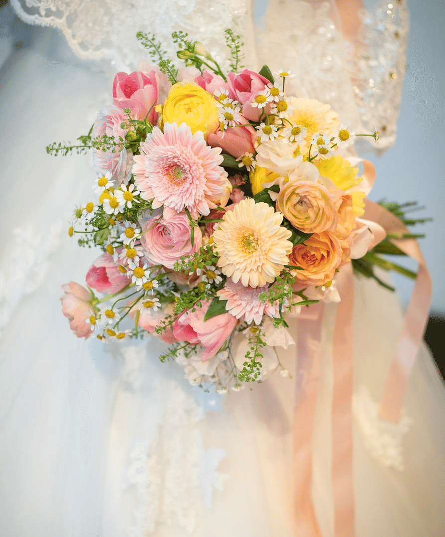 結婚式】 ブーケを自作押し花にしてみた｜ほーちゃん 🦉