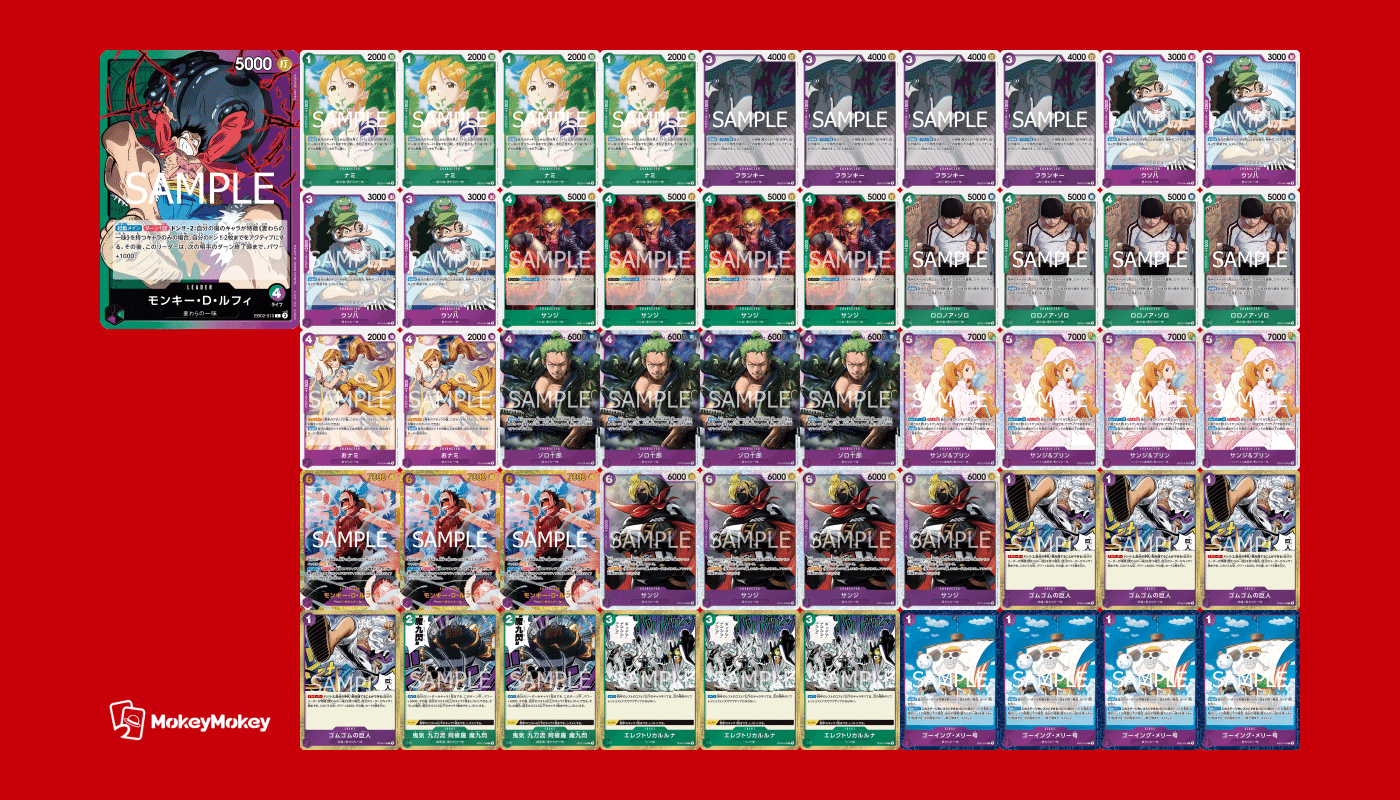 思考手順~プレイ方針まで 緑紫ルフィ完全攻略ガイド 優勝2 準優勝1 思考手順~プレイ方針まで 緑紫ルフィ完全攻略ガイド 優勝2 準優勝1