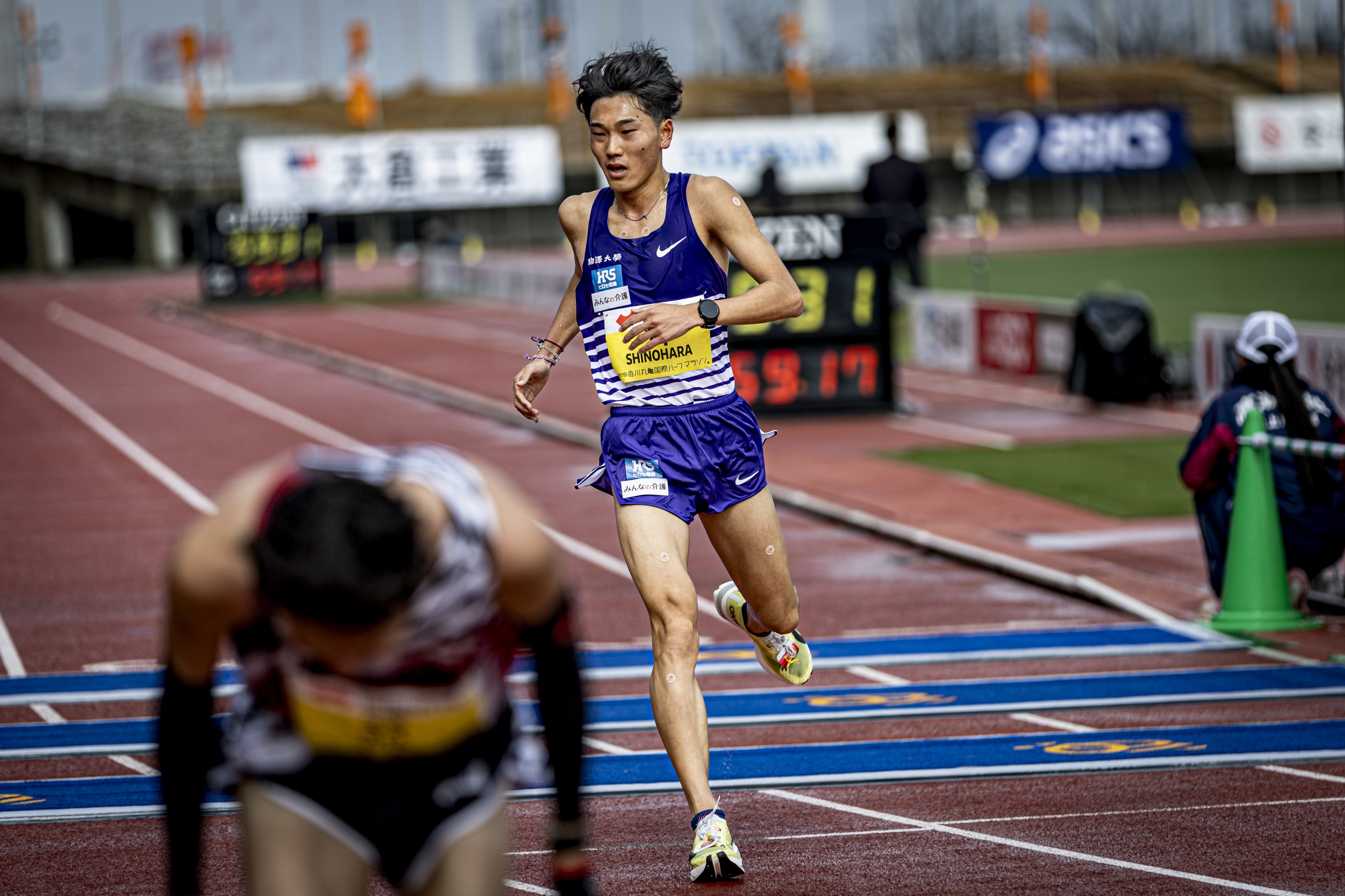 【篠原孝太郎選手着用】on ランニングタイツ On】篠原 倖太朗選手とのアスリート契約締結 | オン・ジャパン