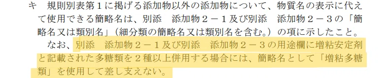 ダウンロードok！『増粘多糖類』にまとめられる添加物一覧｜トモ食品表示アドバイザー 