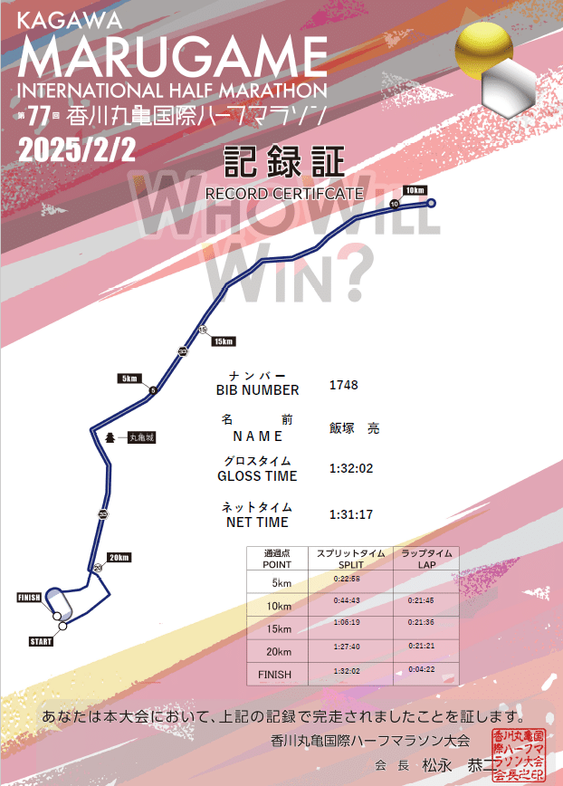 2025丸亀ハーフマラソン参戦記｜武庫川スポーツクラブ