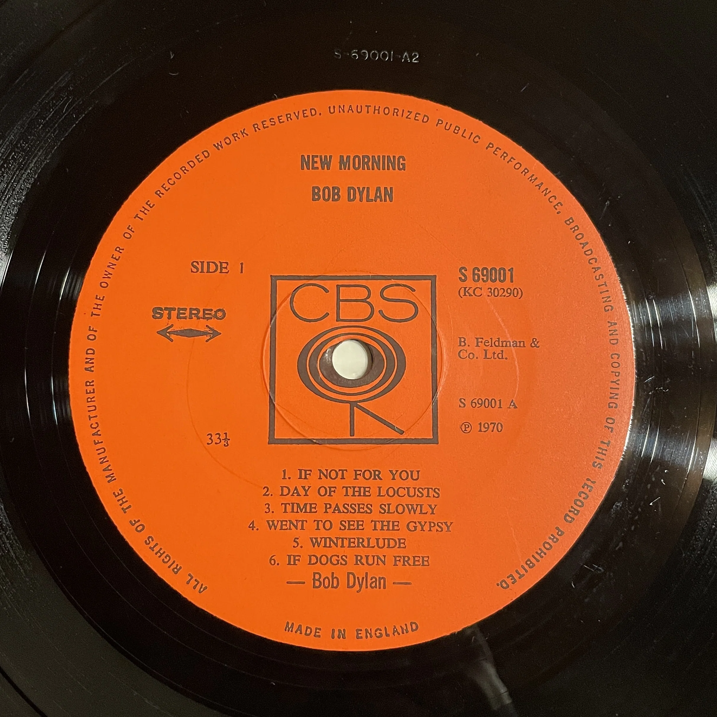 レコード】Bob Dylan – New Morning US/UK/JPN オリジナル｜マトマト