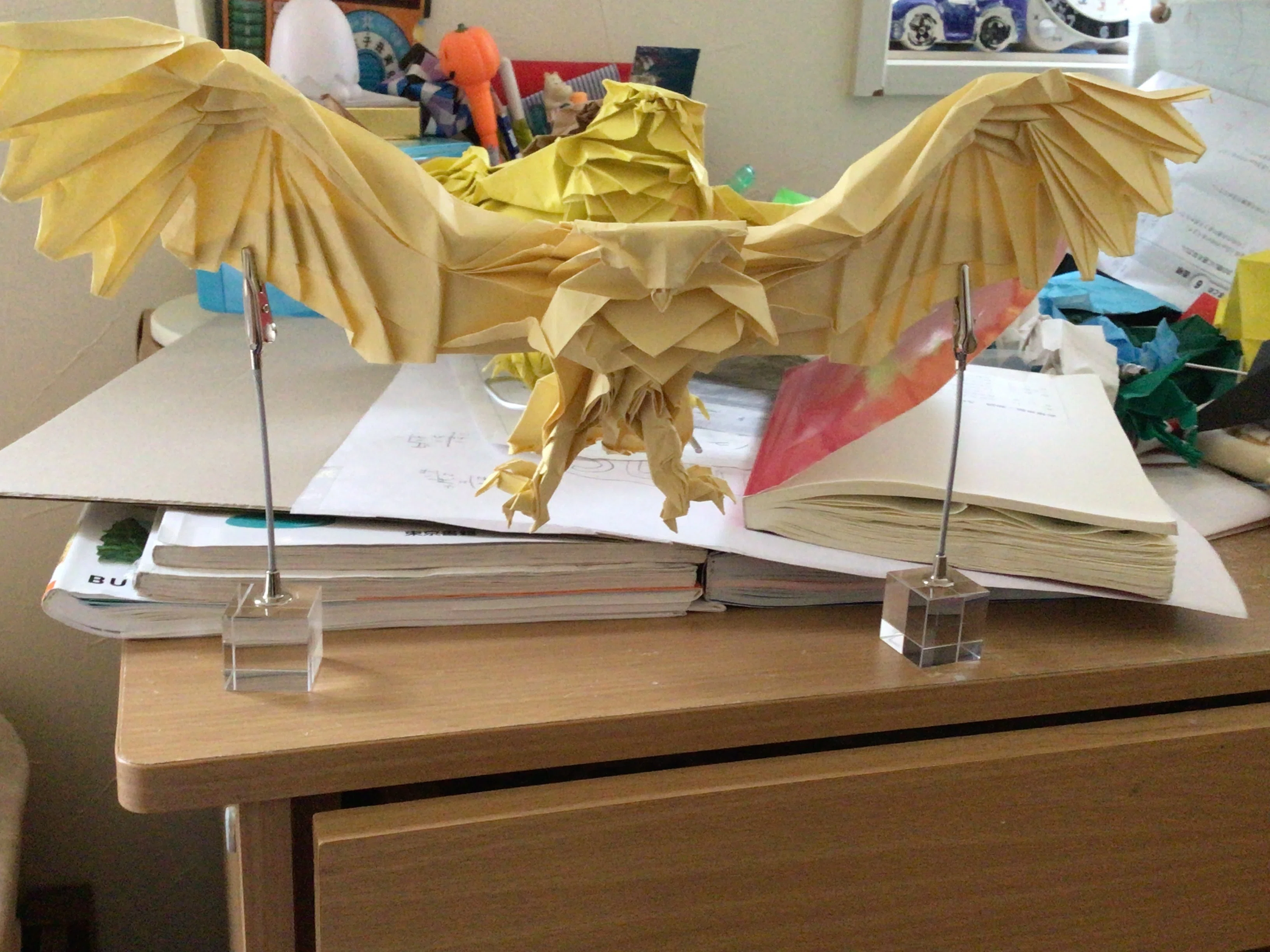 勝田さんのシマフクロウを折りました。｜折り紙大好き中学生
