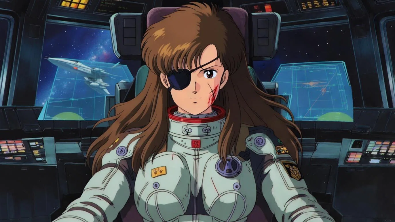 作画実験 女宇宙海賊｜美和