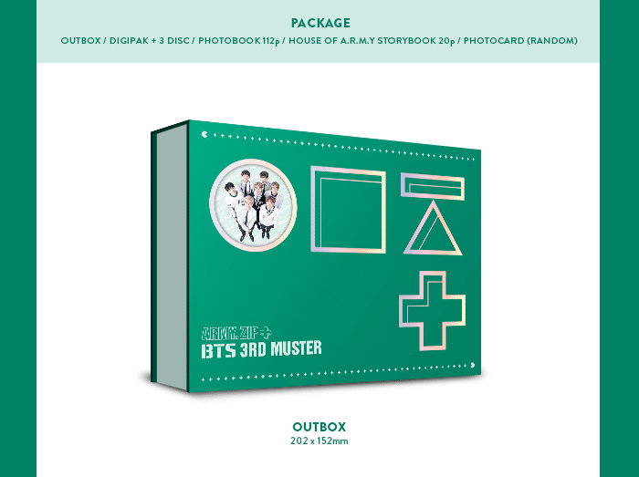 BTS 2016 #1 [ ARMY.ZIP 3RD MUSTER Official Concert Ticket
