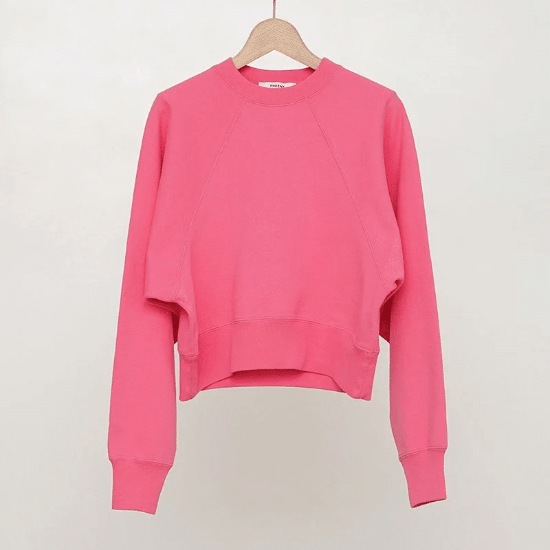 春色カラースウェット【PHEENY】60s vintage fleece raglan P/O