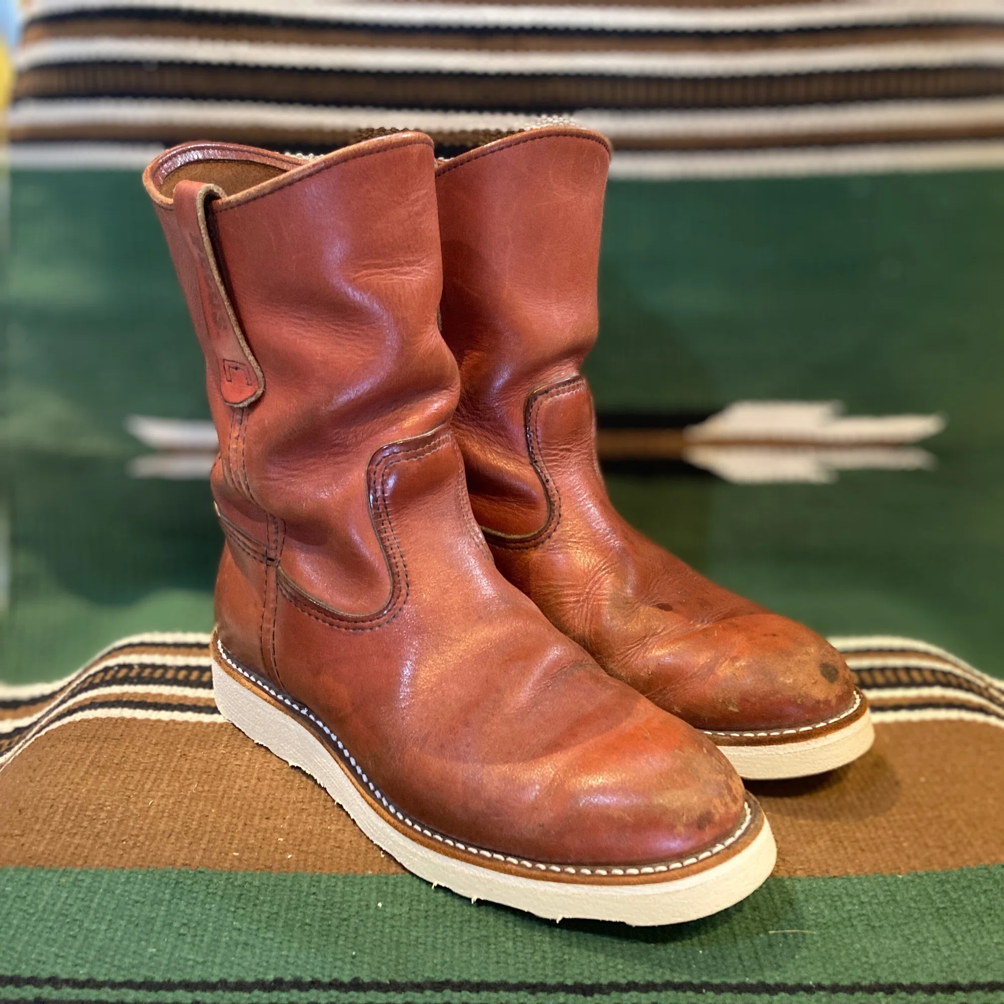 リソール/オールソール】Red Wing#866 PECOSのソール交換｜CREA Repair 