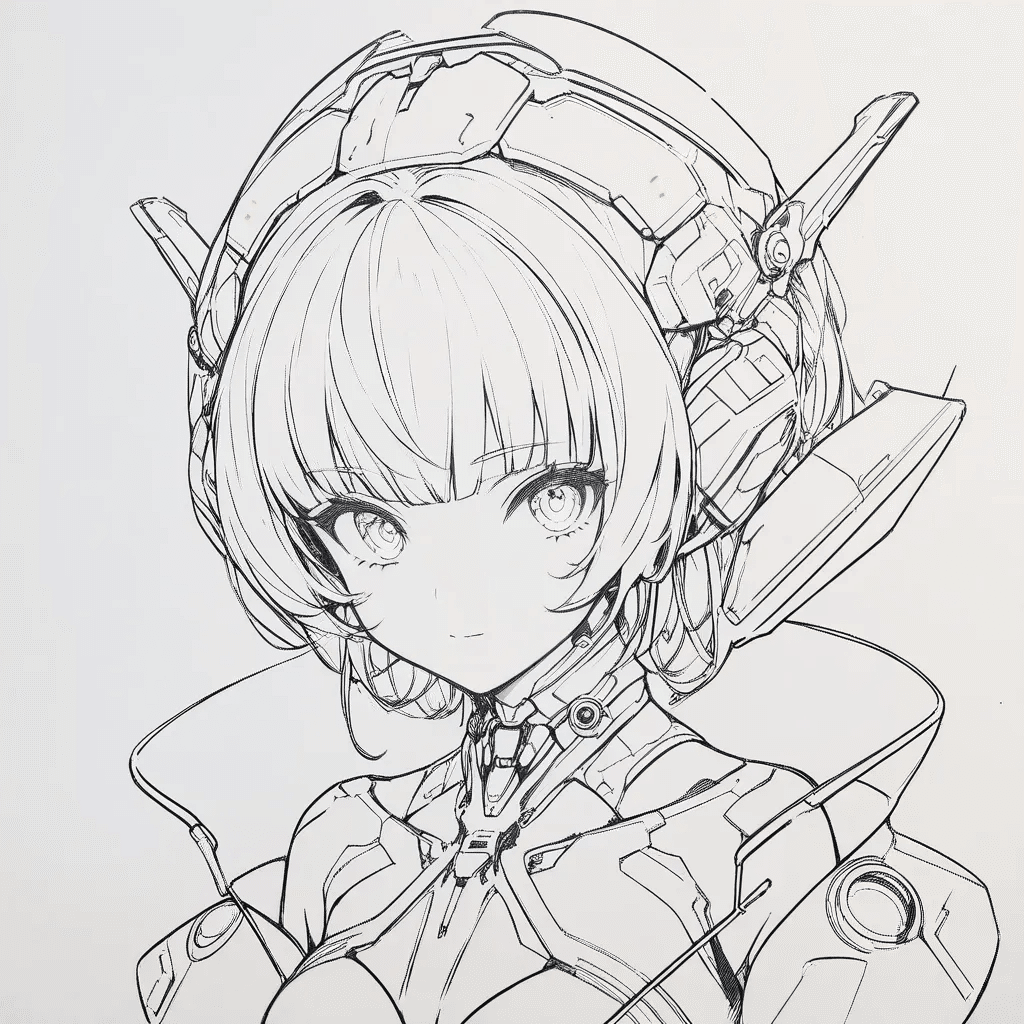 ComfyUI Anim4gine Line ArtからControlNet Cannyで色塗り｜Yuki