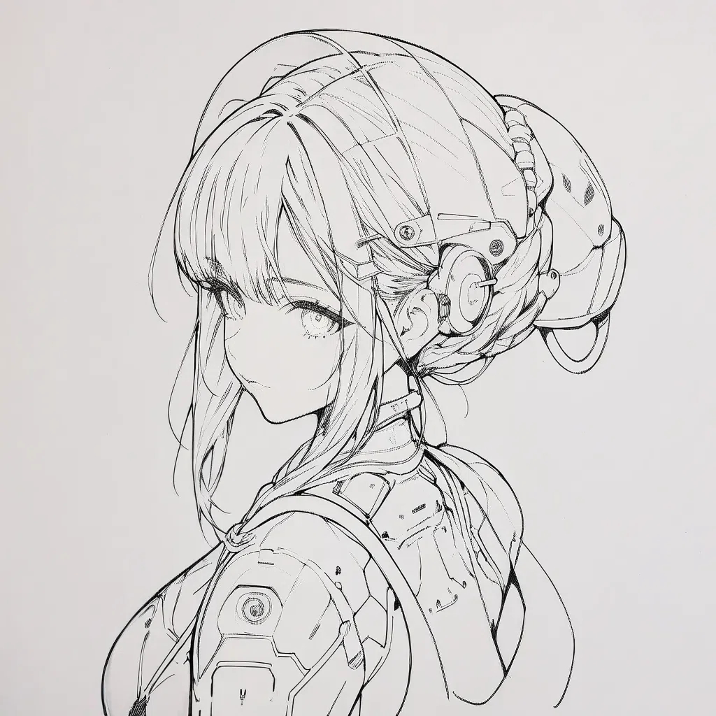 ComfyUI Anim4gine Line ArtからControlNet Cannyで色塗り｜Yuki