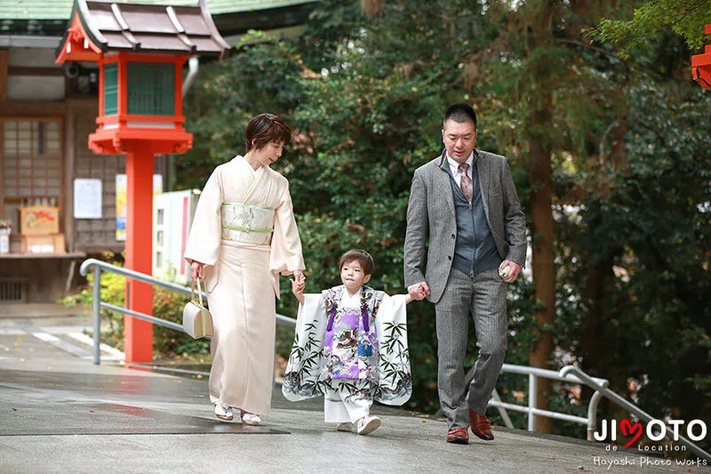 枚岡神社の七五三出張撮影