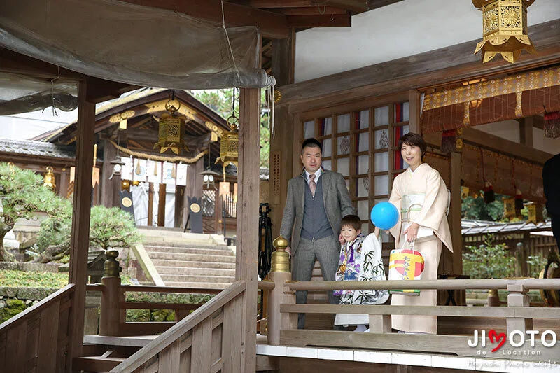 枚岡神社の七五三出張撮影