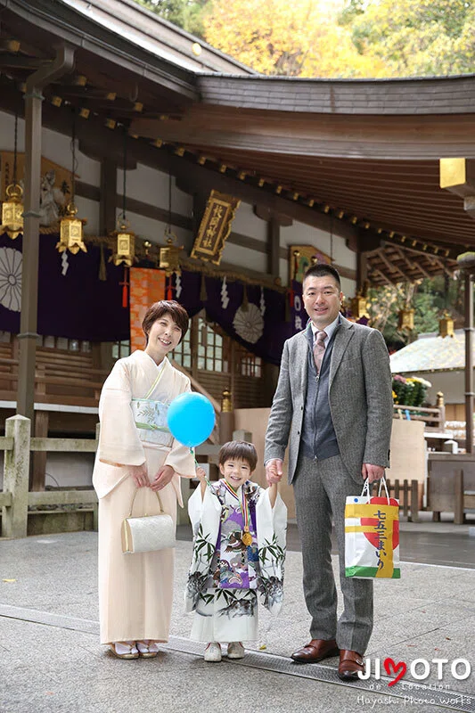 枚岡神社の七五三出張撮影