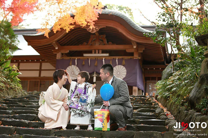 枚岡神社の七五三出張撮影