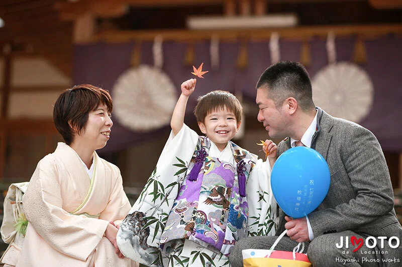 枚岡神社の七五三出張撮影