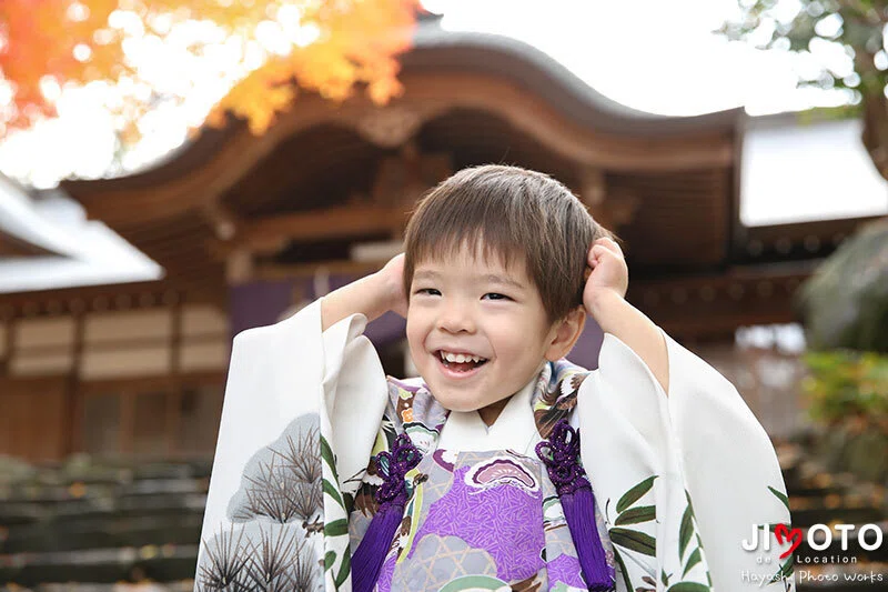 枚岡神社の七五三出張撮影