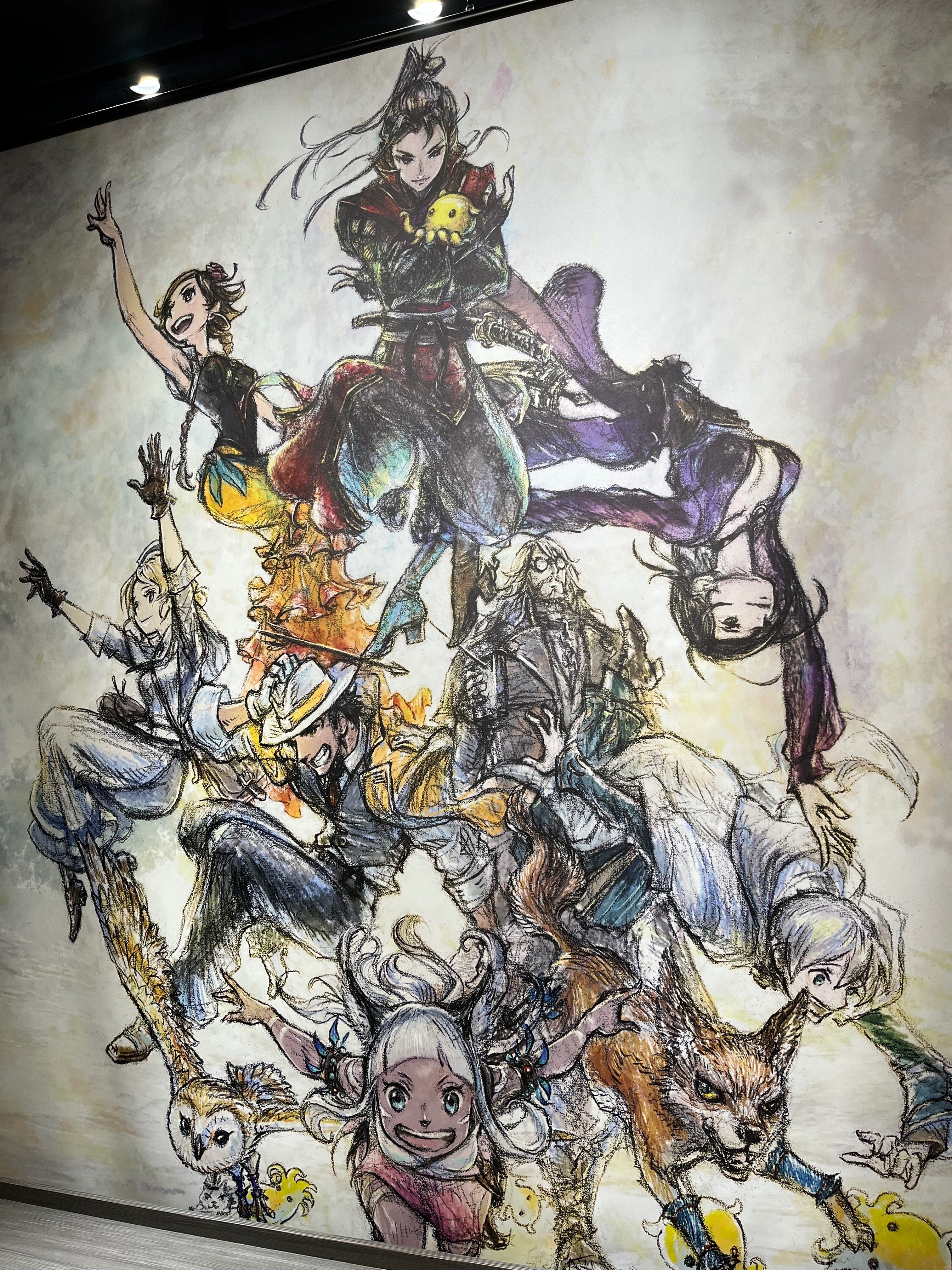 スクエニカフェのオクトラ2コラボに行った時のレポ｜白黒ゆい