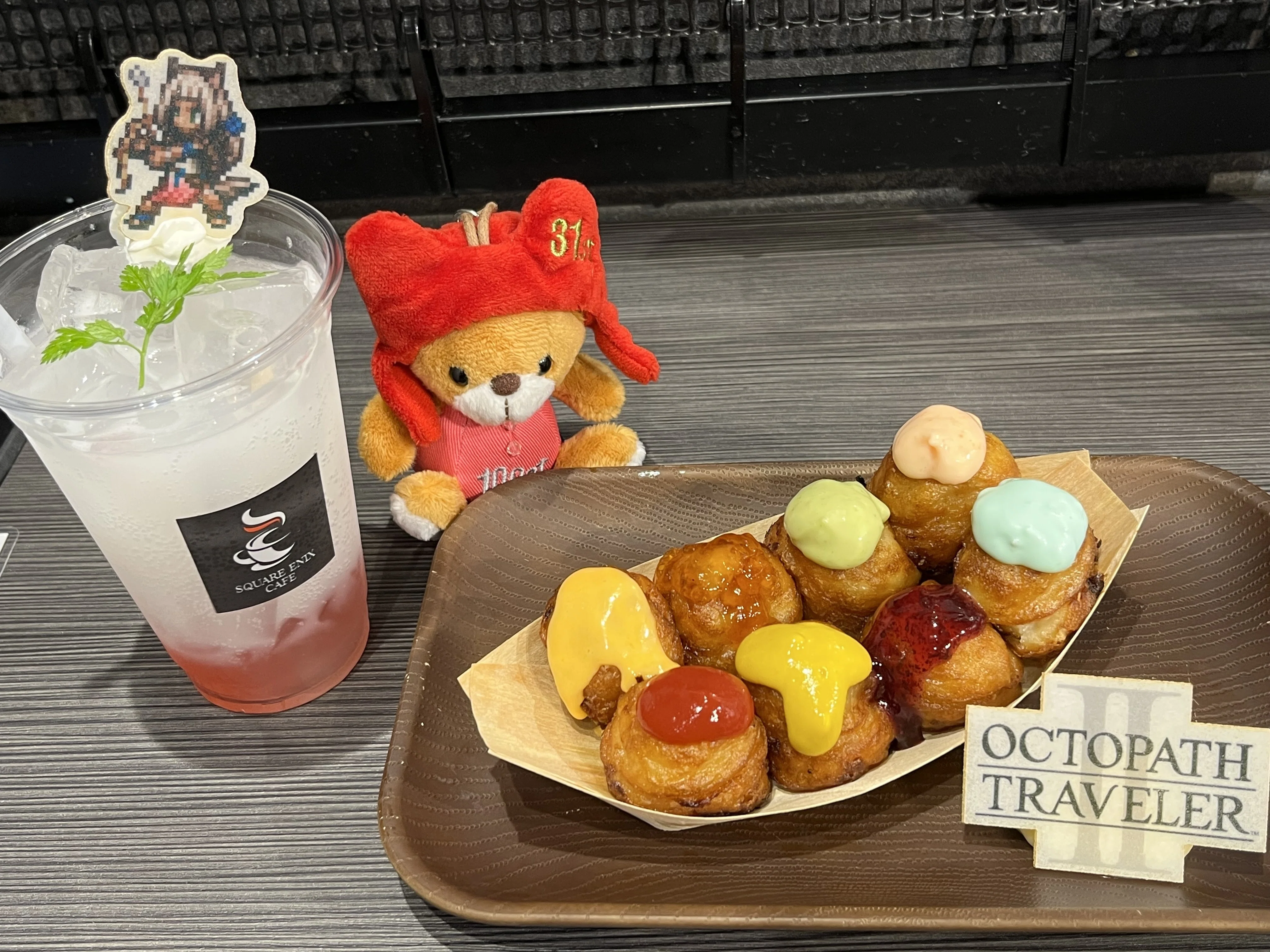 スクエニカフェのオクトラ2コラボに行った時のレポ｜白黒ゆい