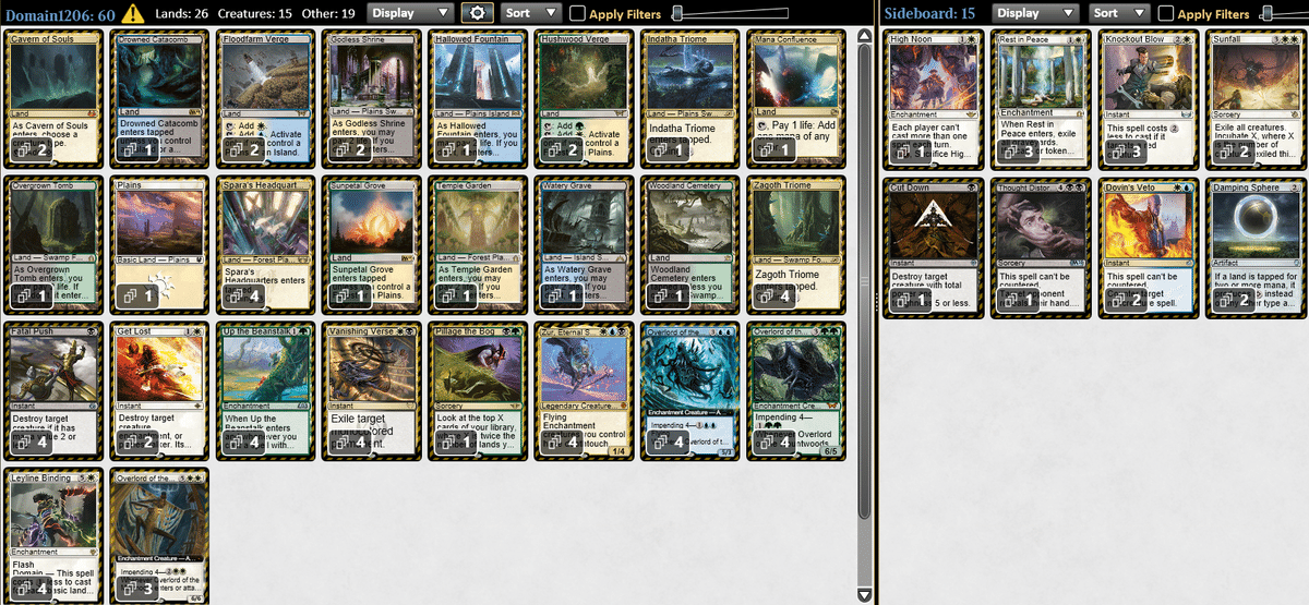 mtg パイオニア オーバーロード 4cズアー デッキ foil多め mtg