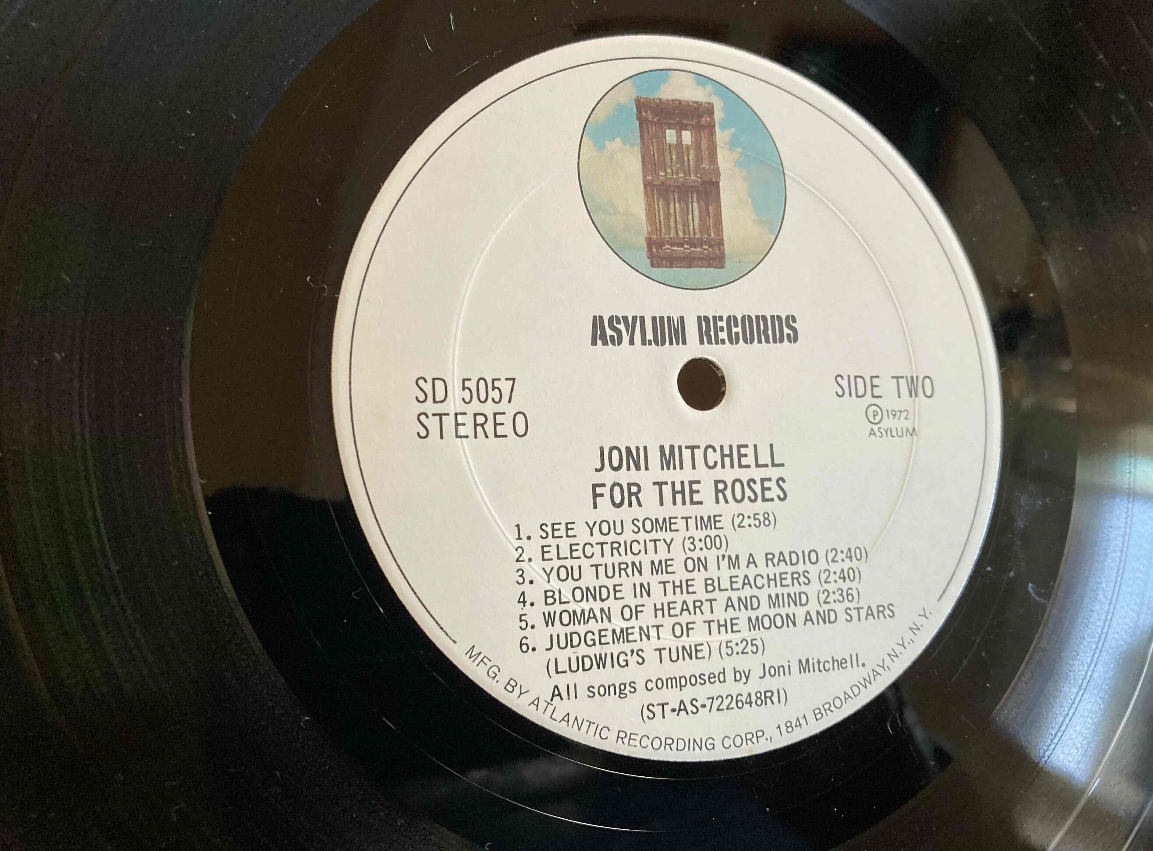 Joni Mitchell [ For The Roses ] Asylum SD-5057｜naruru's Record