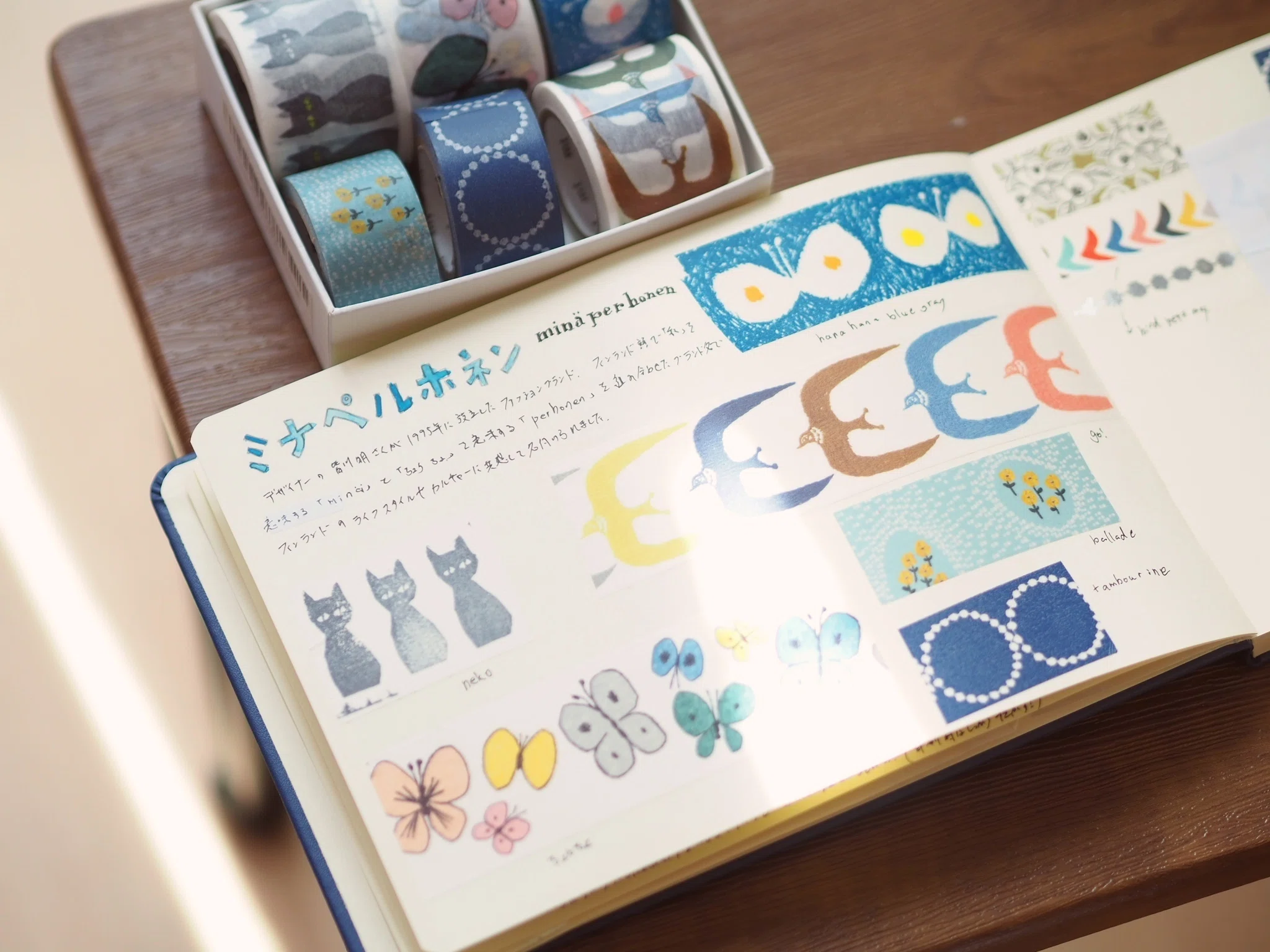 眼福ノートを作る為、「デザインペーパー作り」にハマることにしました