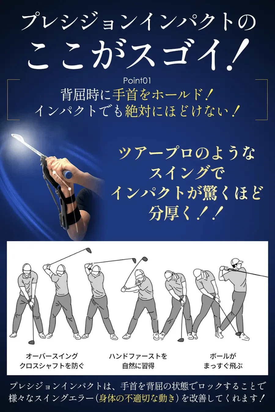 プロも認めた！ゴルフ練習器具「プレシジョンインパクト」で手軽に