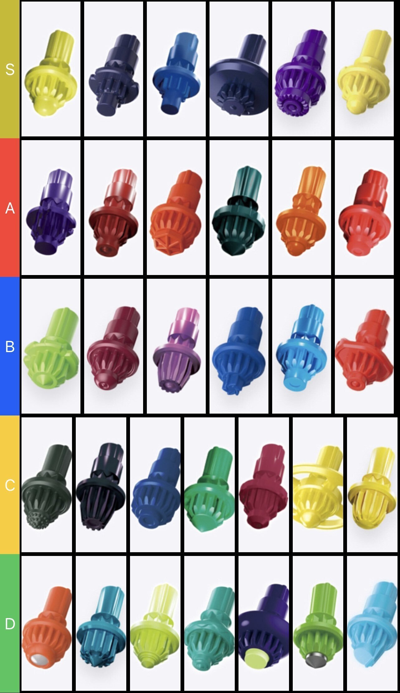 BEYBLADEX ベイブレードX : U（ユナイト）ビット レビュー｜ベイブレ雑記