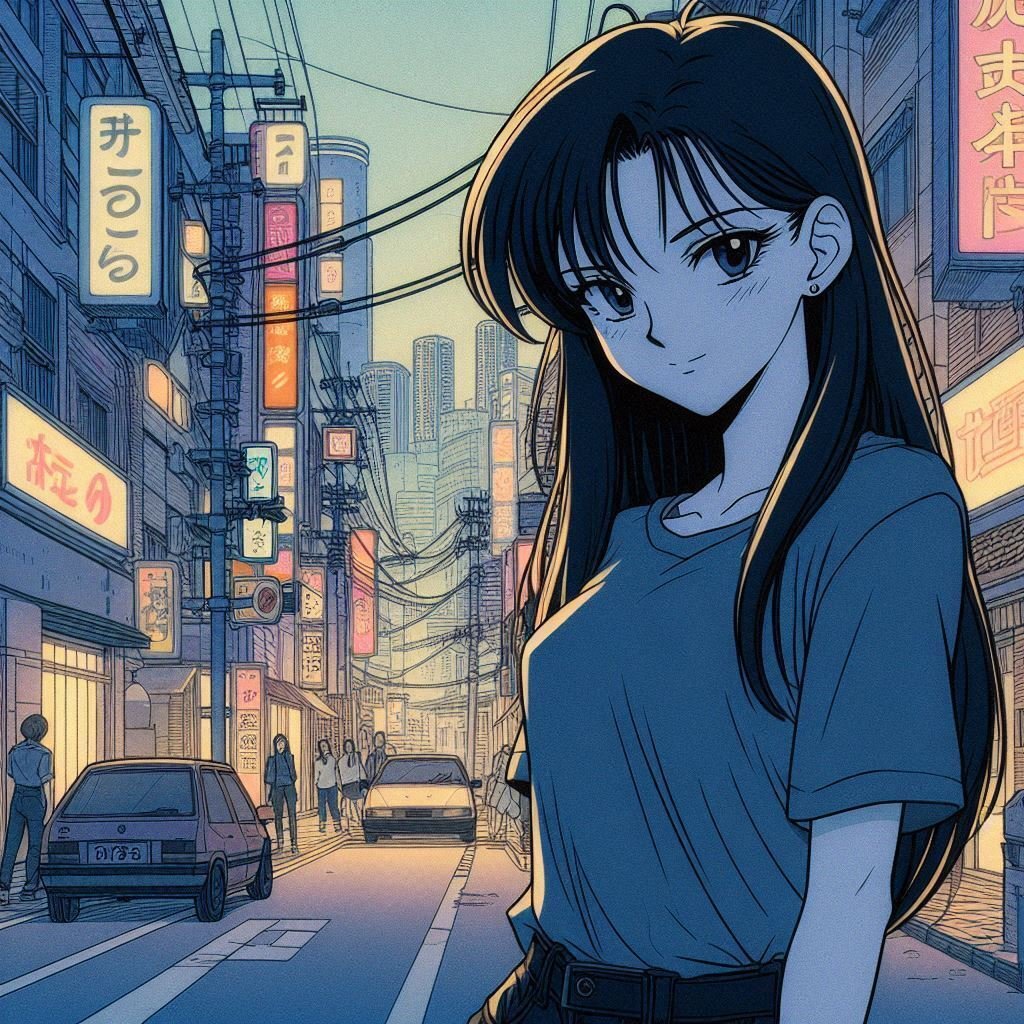 初心者でも簡単！画像生成AI「DALL-E」で90年代アニメ風の