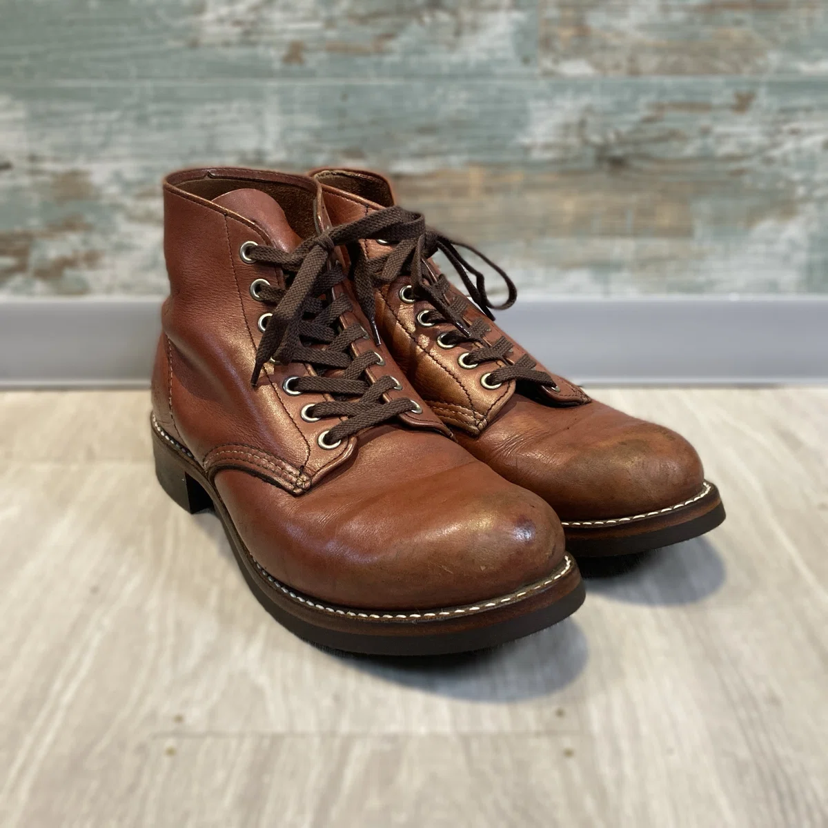 ユーズドソールカスタムブーツ(BASE/メルカリSHOPS)】RED WING/レッド 
