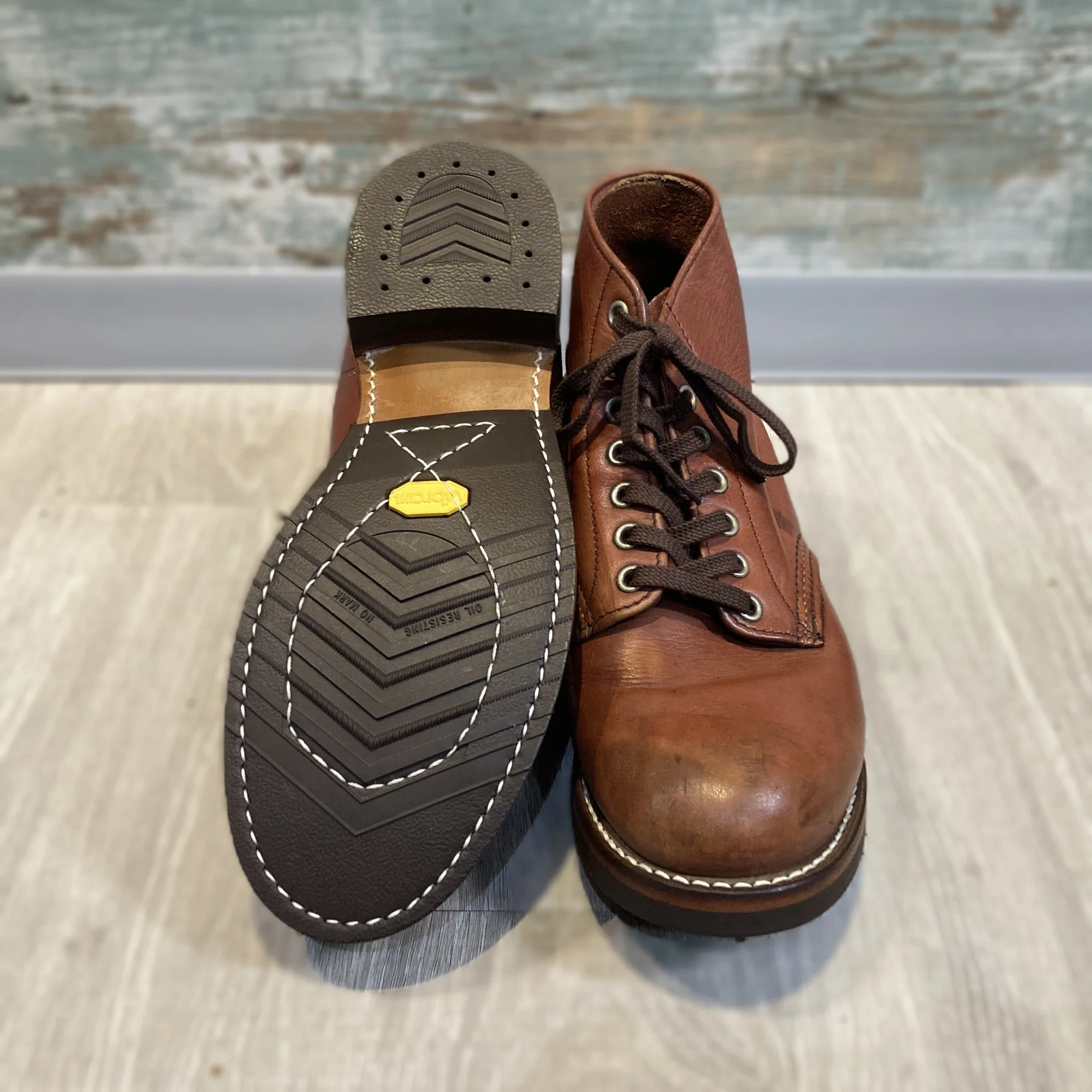 ユーズドソールカスタムブーツ(BASE/メルカリSHOPS)】RED WING/レッド 