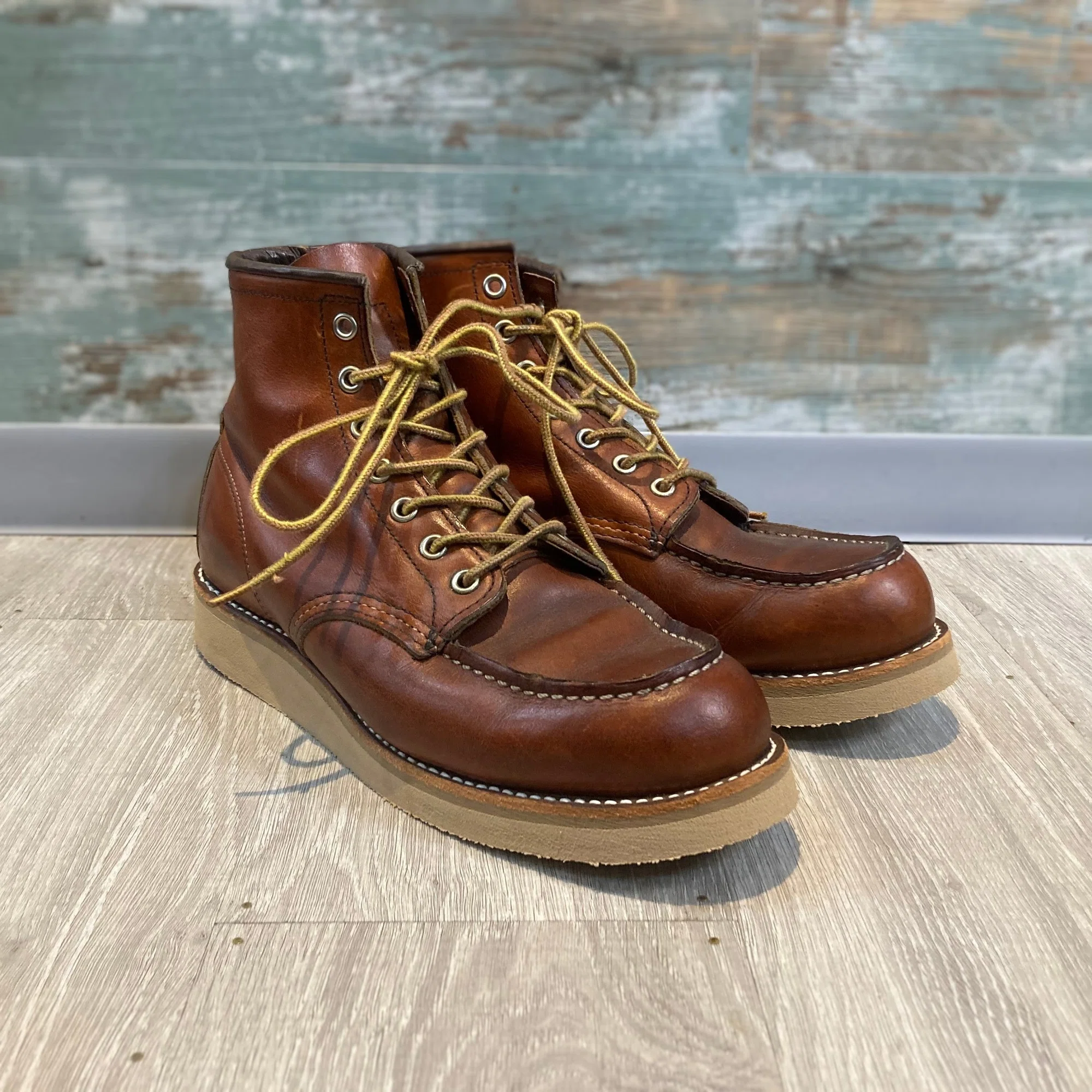 ユーズドソールカスタムブーツ(BASE/メルカリSHOPS)】RED WING/レッド 