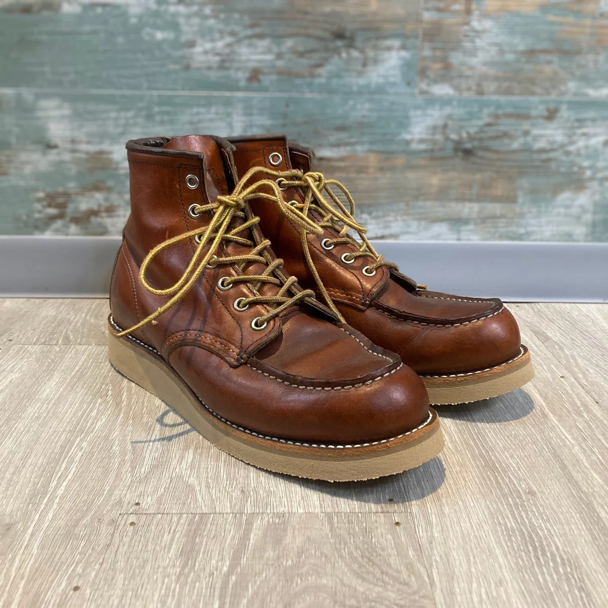 ユーズドソールカスタムブーツ(BASE/メルカリSHOPS)】RED WING/レッド 
