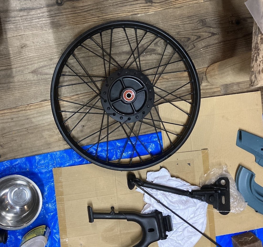 組み上げ ｜ サビサビのスーパーカブをカッコよくレストアしたい vol