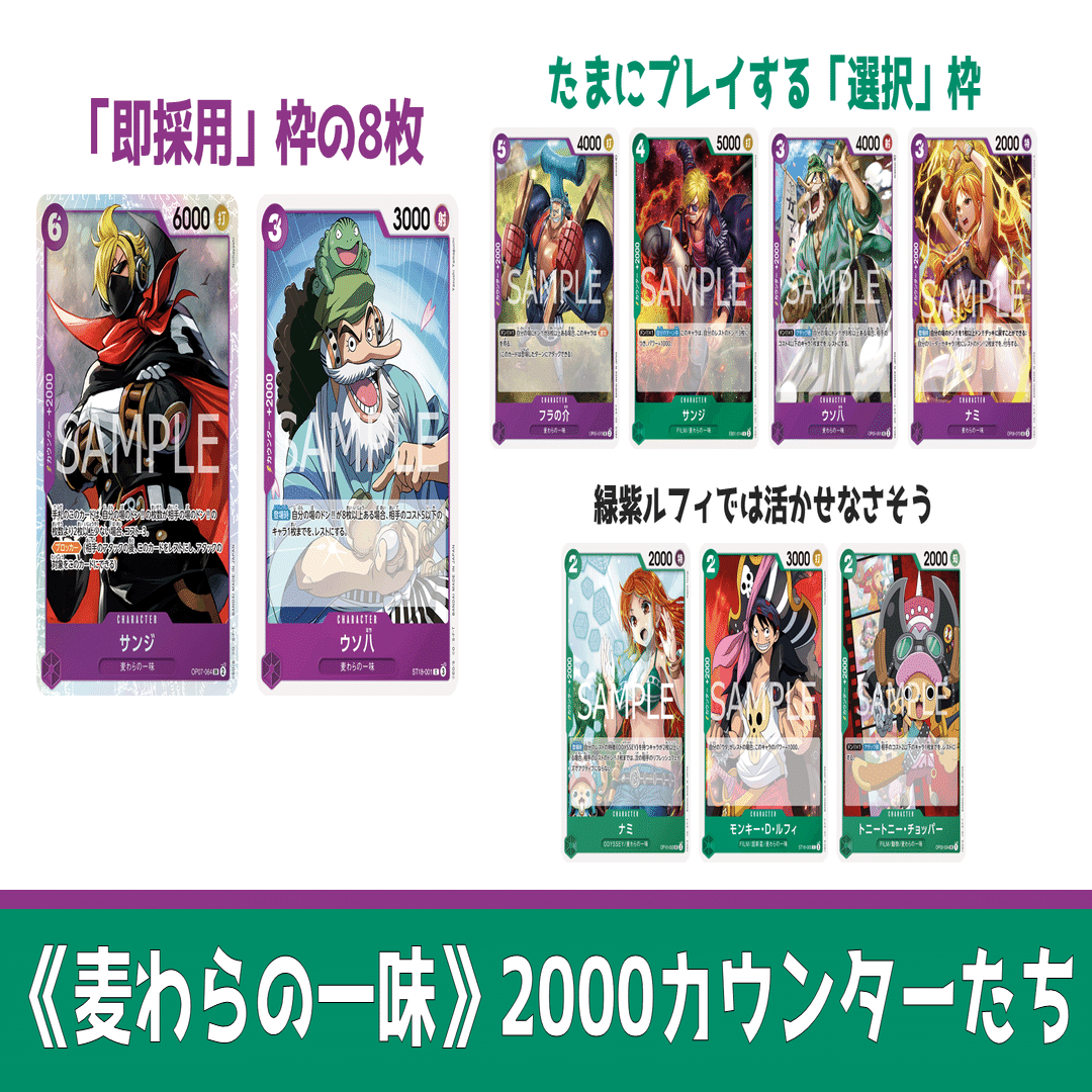 緑紫ルフィで学ぶ デッキ構築の教科書｜IKE