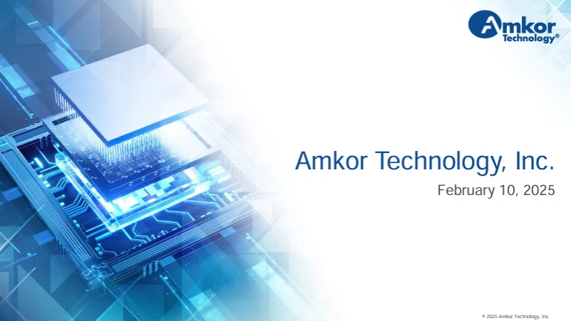AMKR (Amkor Technology)【FY24 Q4決算】｜もてのり 米国株決算