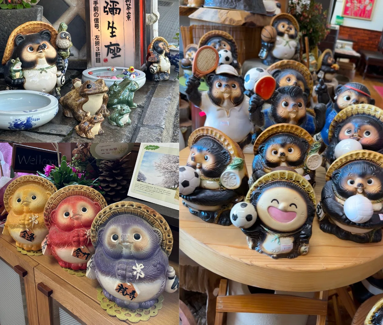 旅の途中で見つけてみて。関西に根付く信楽焼のたぬきたち｜Yuka Shogaki