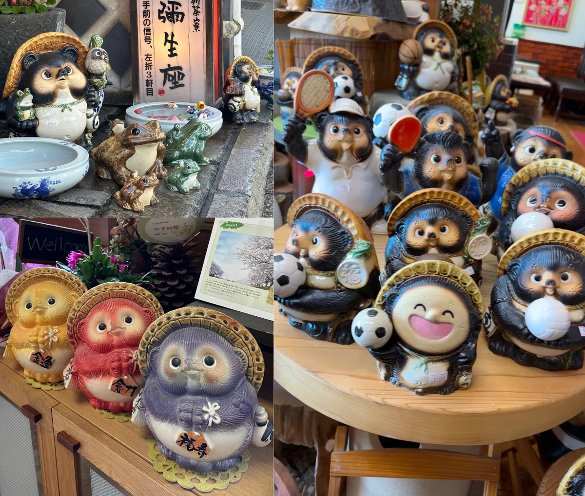 旅の途中で見つけてみて。関西に根付く信楽焼のたぬきたち｜Yuka Shogaki