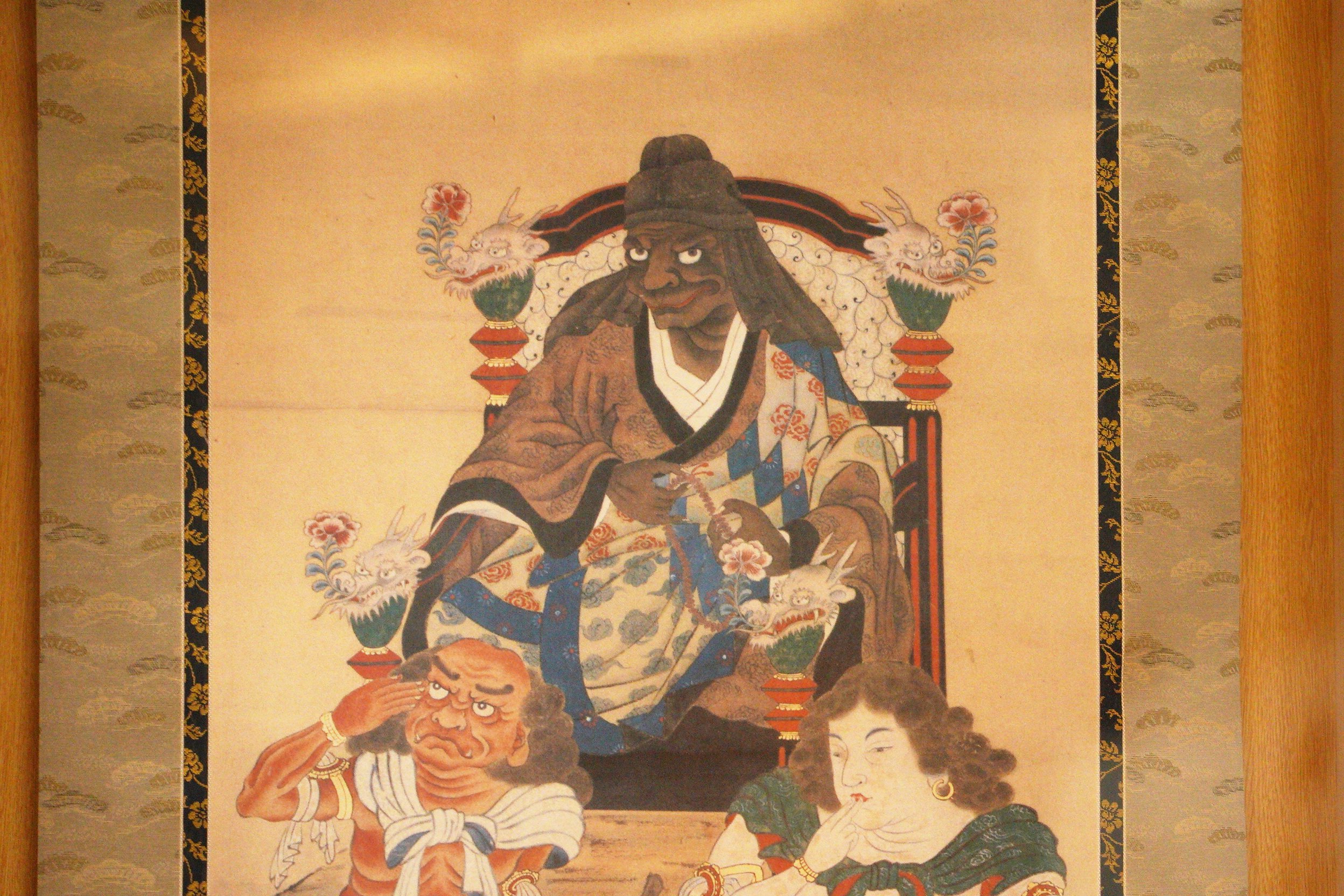 出羽三山　開祖蜂子皇子　御掛軸 出羽三山 開祖蜂子皇子 御掛軸 - メルカリ