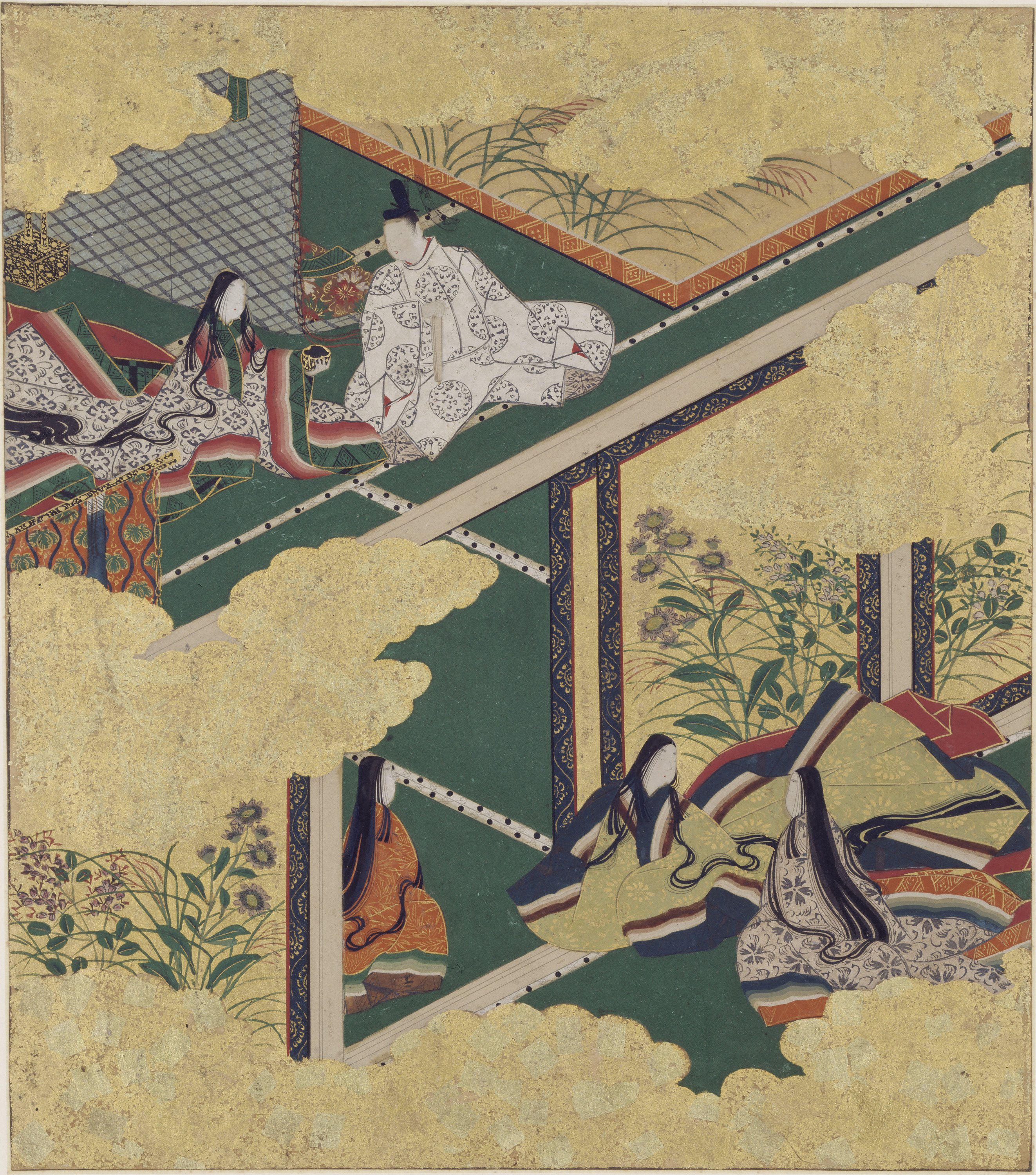 〜巻かない源氏絵巻〜色鉛筆画 巻かない源氏絵巻〜色鉛筆画
