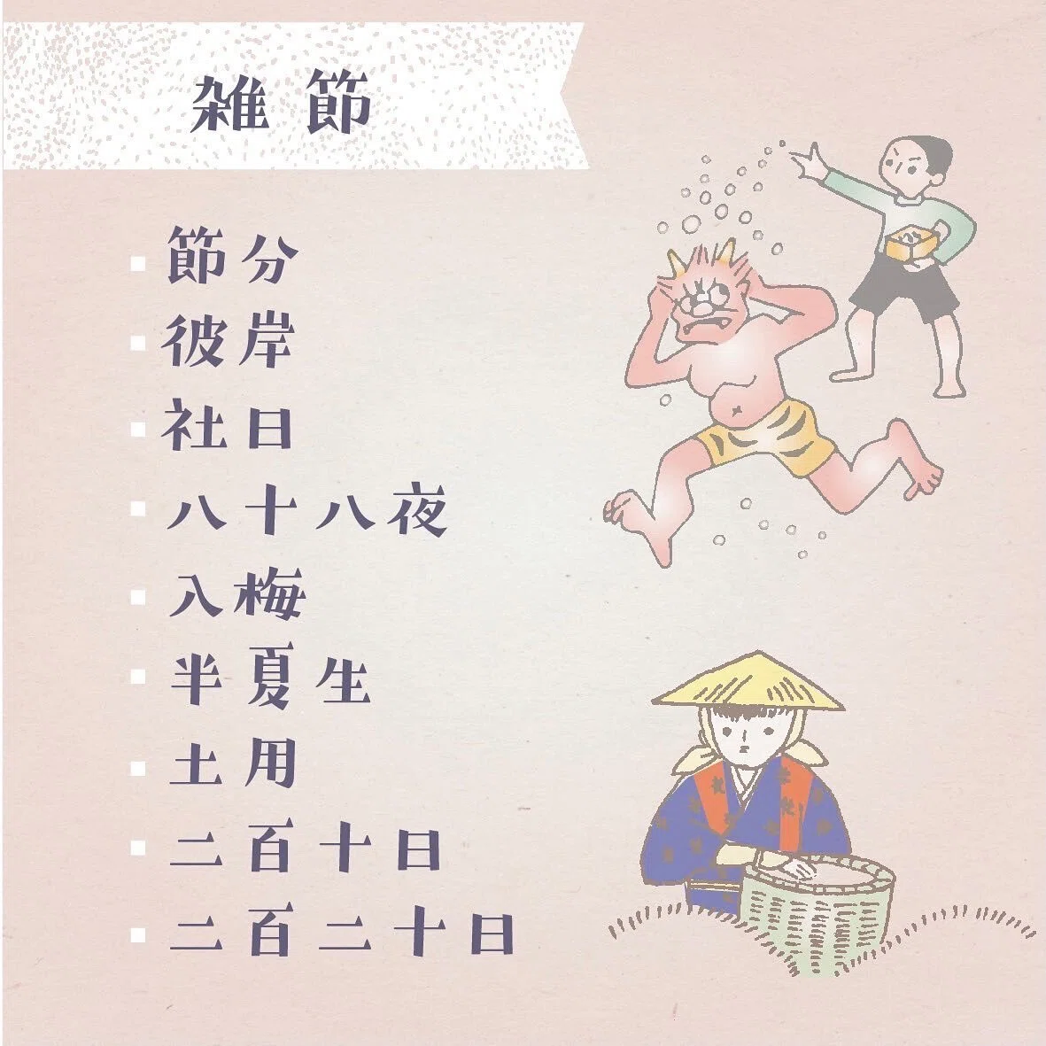 2026年の二十四節気・五節句・土用・雑節|野ばら子
