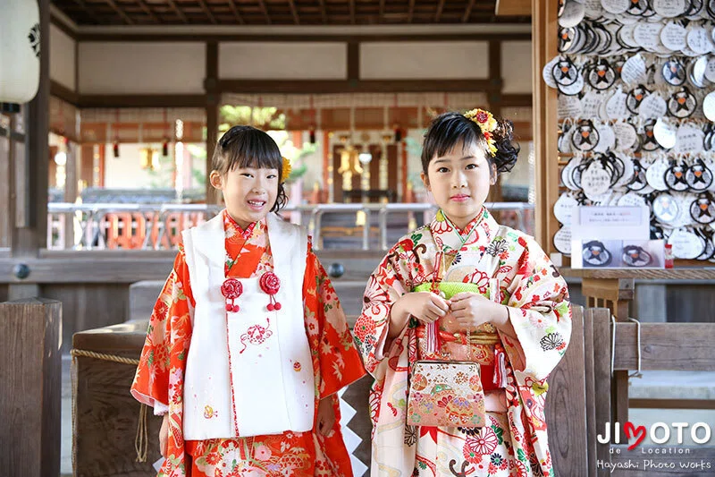 手向山八幡宮で七五三出張撮影