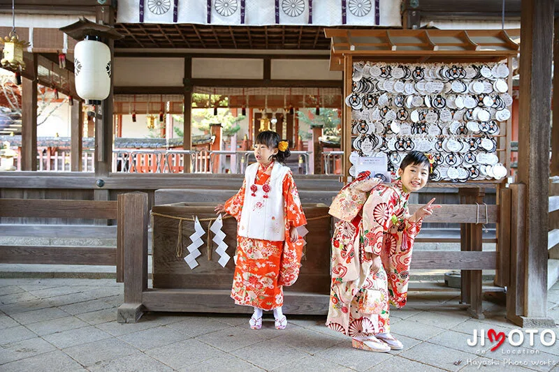 手向山八幡宮で七五三出張撮影