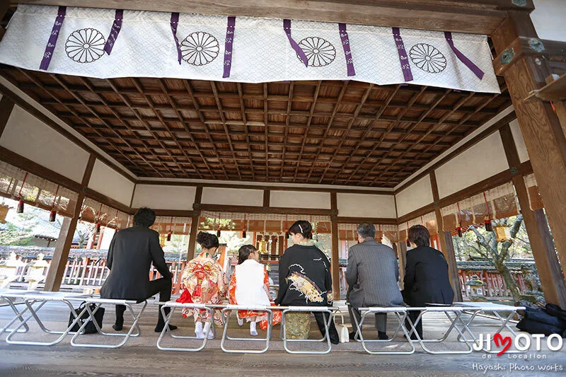手向山八幡宮で七五三出張撮影