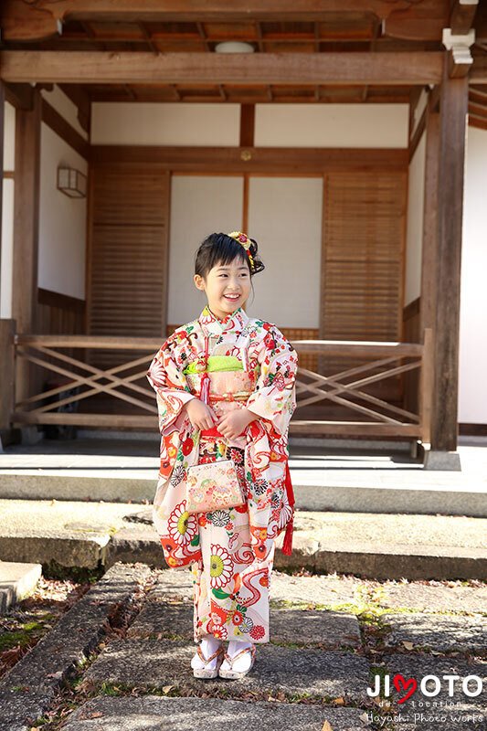 手向山八幡宮で七五三出張撮影